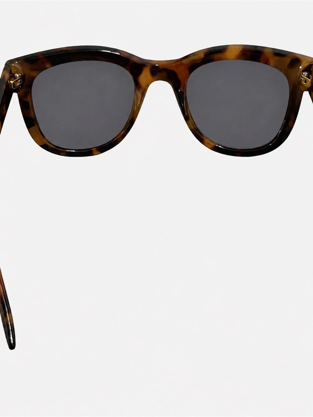 J.Crew Tortoise Shell Oversized Square Sunglasses Gray Lenses Women